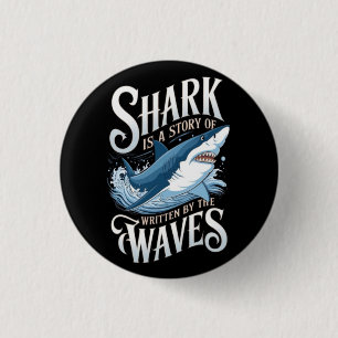 Fear of the Deep Ocean 1 Inch Round Button