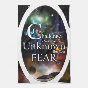 Fear Of The Unknown Kitchen Towel