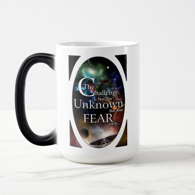 Fear Of The Unknown Magic Mug (Left)