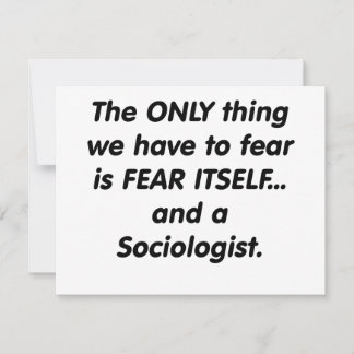 fear sociologist