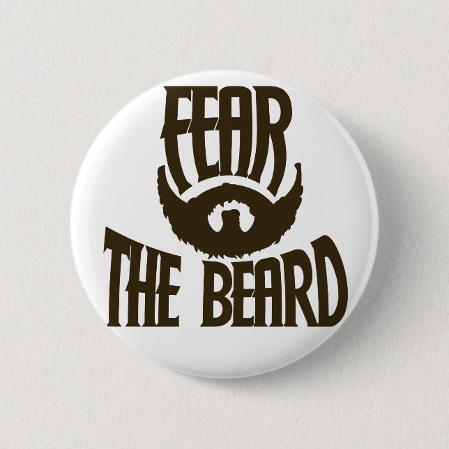 Fear the Beard 2 Inch Round Button (Front)
