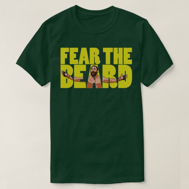 Fear The Beard Johny Hendricks T-Shirt (Design Front)