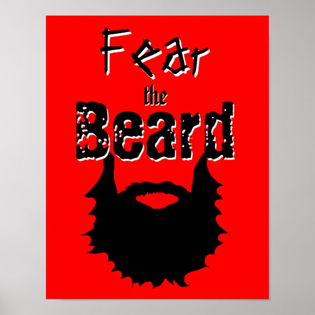 Fear The Beard Poster (Front)