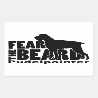Fear the Beard - Pudelpointer Gear Sticker