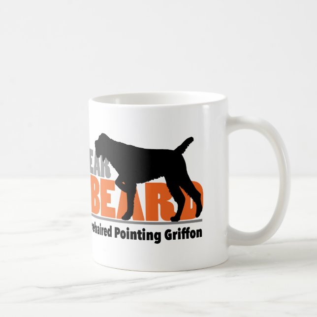 Fear the Beard - Wirehaired Pointing Griffon Coffee Mug (Right)