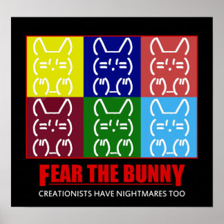 FEAR THE BUNNY POSTER