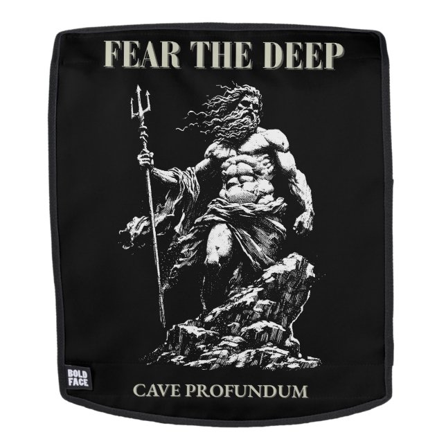 Fear the Deep – Poseidon Mythic  Backpack (Removable Face)