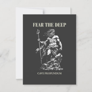 Fear the Deep – Poseidon Mythic Postcard