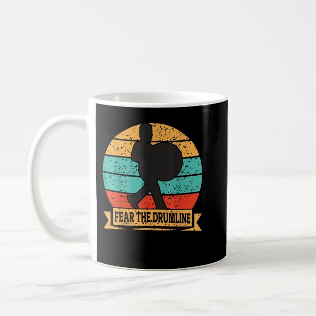 Fear The Drumline - Drummer Coffee Mug (Left)