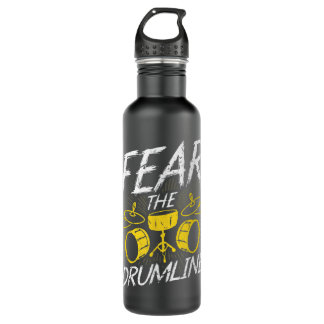 Fear The Drumline, Marching Band Percussionist1 710 Ml Water Bottle