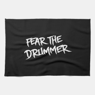 Fear the Drummer Kitchen Towel
