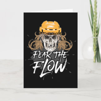 Fear The Flow - Funny Hockey Hair Card