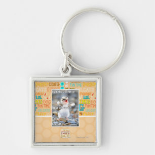 Fear the Fuzzy! Keychain