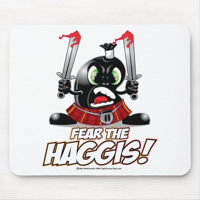 Fear the Haggis Mouse Pad (Front)