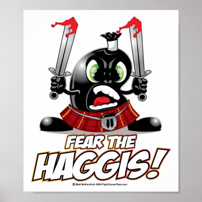 Fear the Haggis Poster (Front)