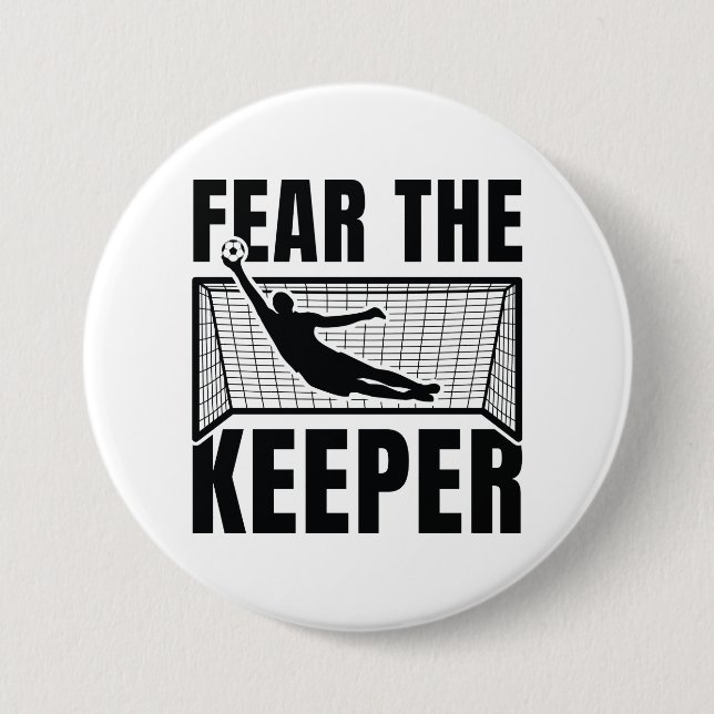 Fear The Keeper 3 Inch Round Button (Front)