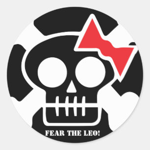 FEAR THE LEO! Sticker