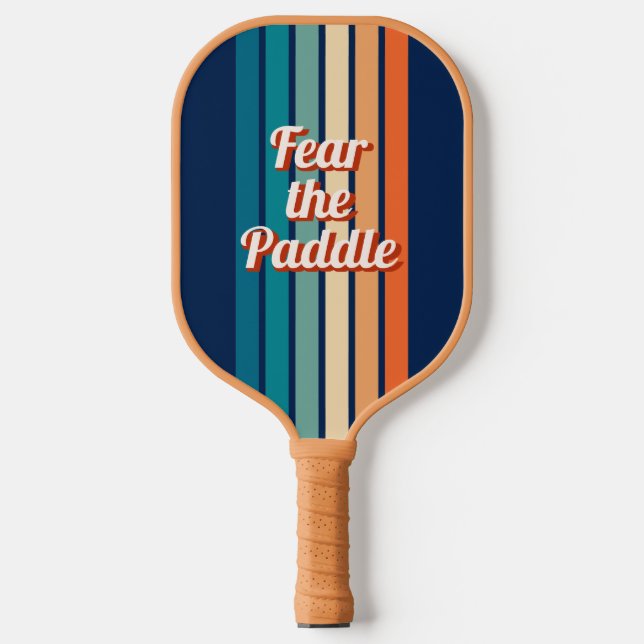 Fear the Paddle Retro Custom Pickleball Paddle (Front)