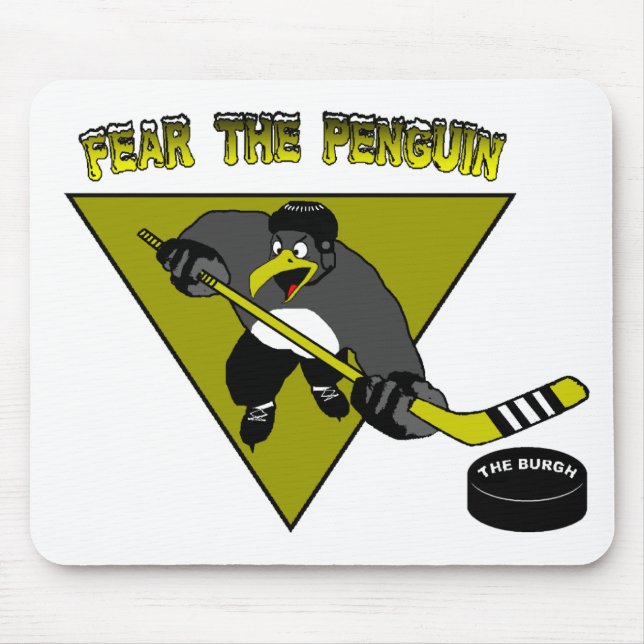 Fear The Penguin Mousepad (Front)