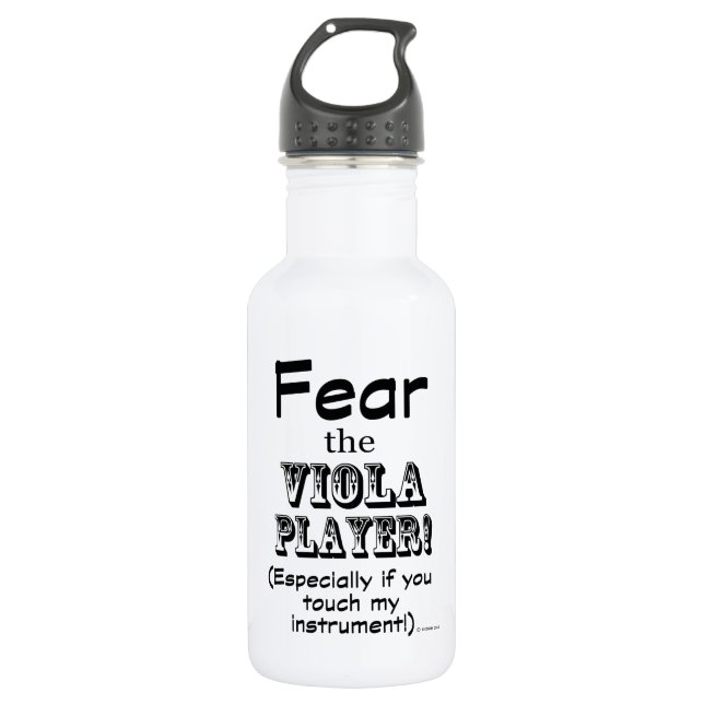 Fear The Viola Player 532 Ml Water Bottle (Front)