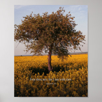 Fear Thou Not — Isaiah 41:10 Art Poster