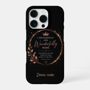 Fearfully and Wonderfully Made Faith iPhone 16 Pro Case