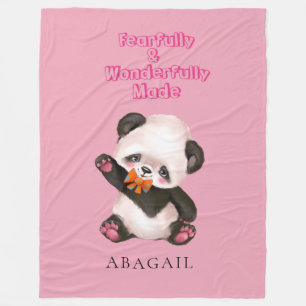 Fearfully And Wonderfully Made Fleece Blanket