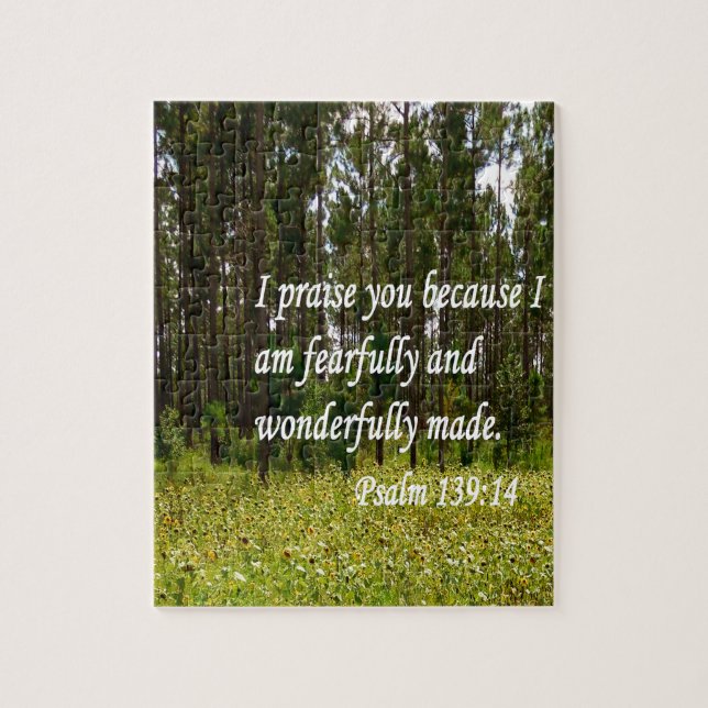 Fearfully and Wonderfully Made Jigsaw Puzzle (Vertical)