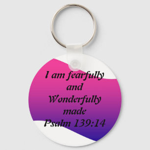 Fearfully and Wonderfully Made Keychain
