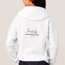 Fearfully and Wonderfully Made, Kids Hoodie