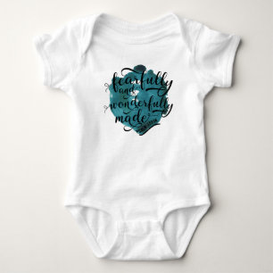 Fearfully and Wonderfully Made Psalm 139:14 Baby Bodysuit