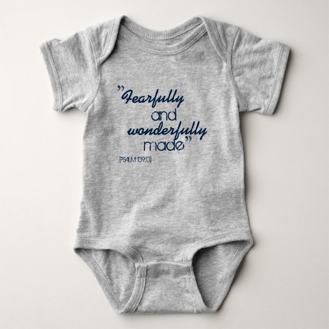 Fearfully Made Baby Bodysuit (Front)