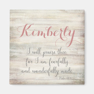 Fearfully & Wonderfully Made - Ps. 139:14 Magnet