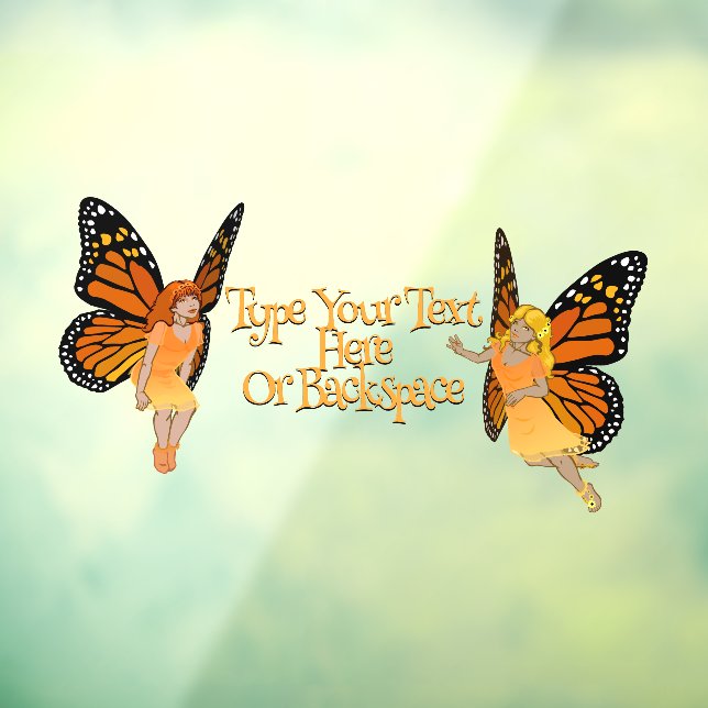 Fearie Decal Butterfly Fairy Window Clings (Sheet 3)