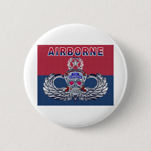 Fearless 82nd Airborne Division 2 Inch Round Button