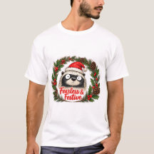 Fearless and Festive Funny Honey Badger Christmas