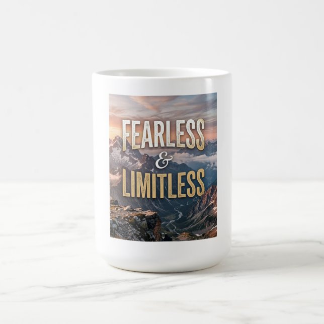 Fearless and Limitless Coffee Mug (Center)