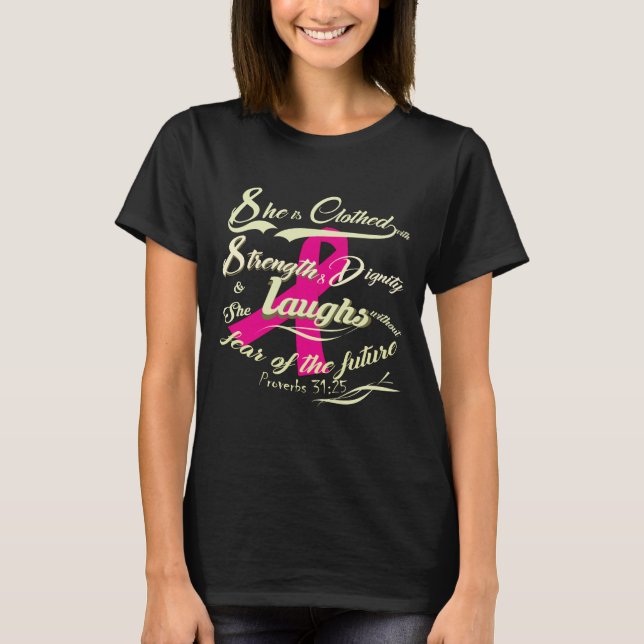 Fearless-Breast Cancer Awareness T-Shirt (Front)