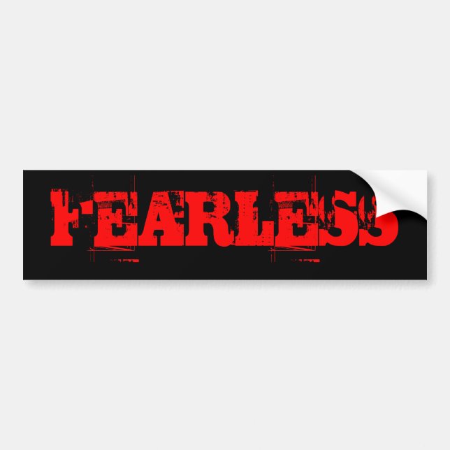 FEARLESS BUMPER STICKER (Front)