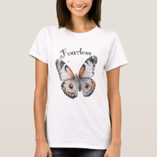 Fearless Butterfly Watercolor Graphic Design, Fear T-Shirt