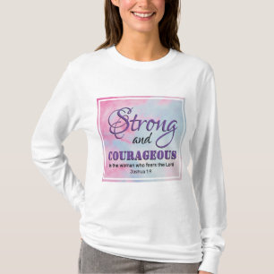 Fearless Christian STRONG COURAGEOUS WOMAN T-Shirt