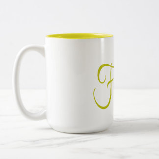Fearless cupo Two-Tone coffee mug