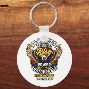 Fearless Dreamers Eagle Keychain
