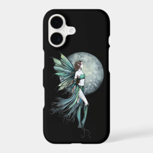 Fearless Fairy and Moon Fantasy Artwork not AI