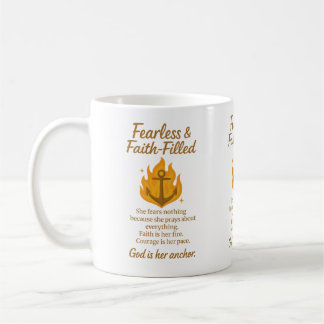 Fearless & Faith-Filled Coffee Mug