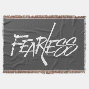 Fearless (Hockey) Throw Blanket