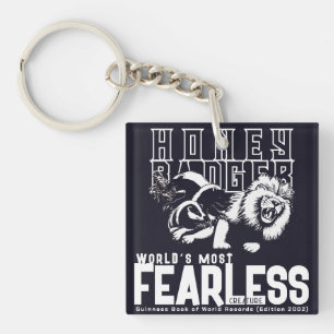 FEARLESS Honey Badger Keychain