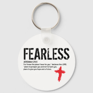 FEARLESS-JEREMIAH 29:11 KEYCHAIN