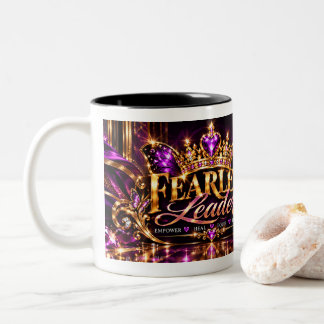 Fearless Leader™ Empower • Heal • Equip • Elevate Two-Tone Coffee Mug