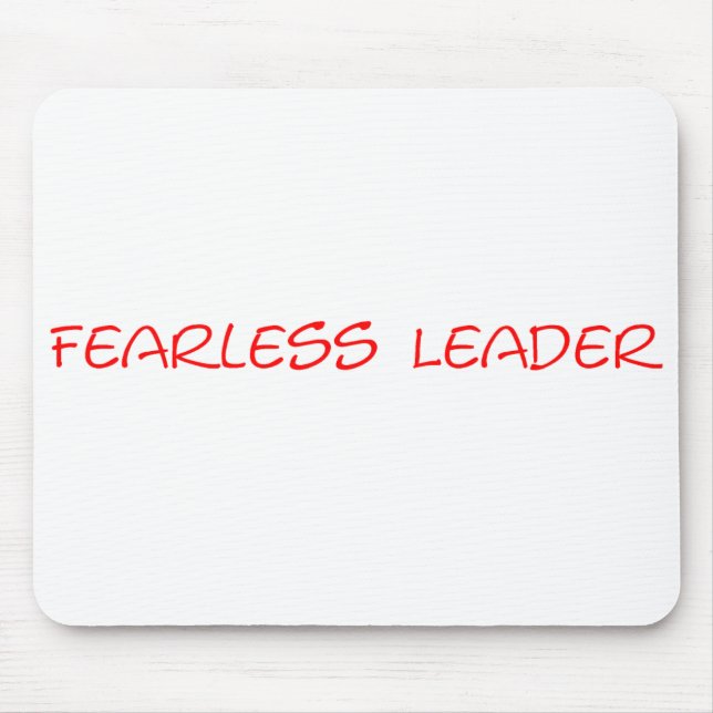 Fearless Leader Mousepad - Customized (Front)